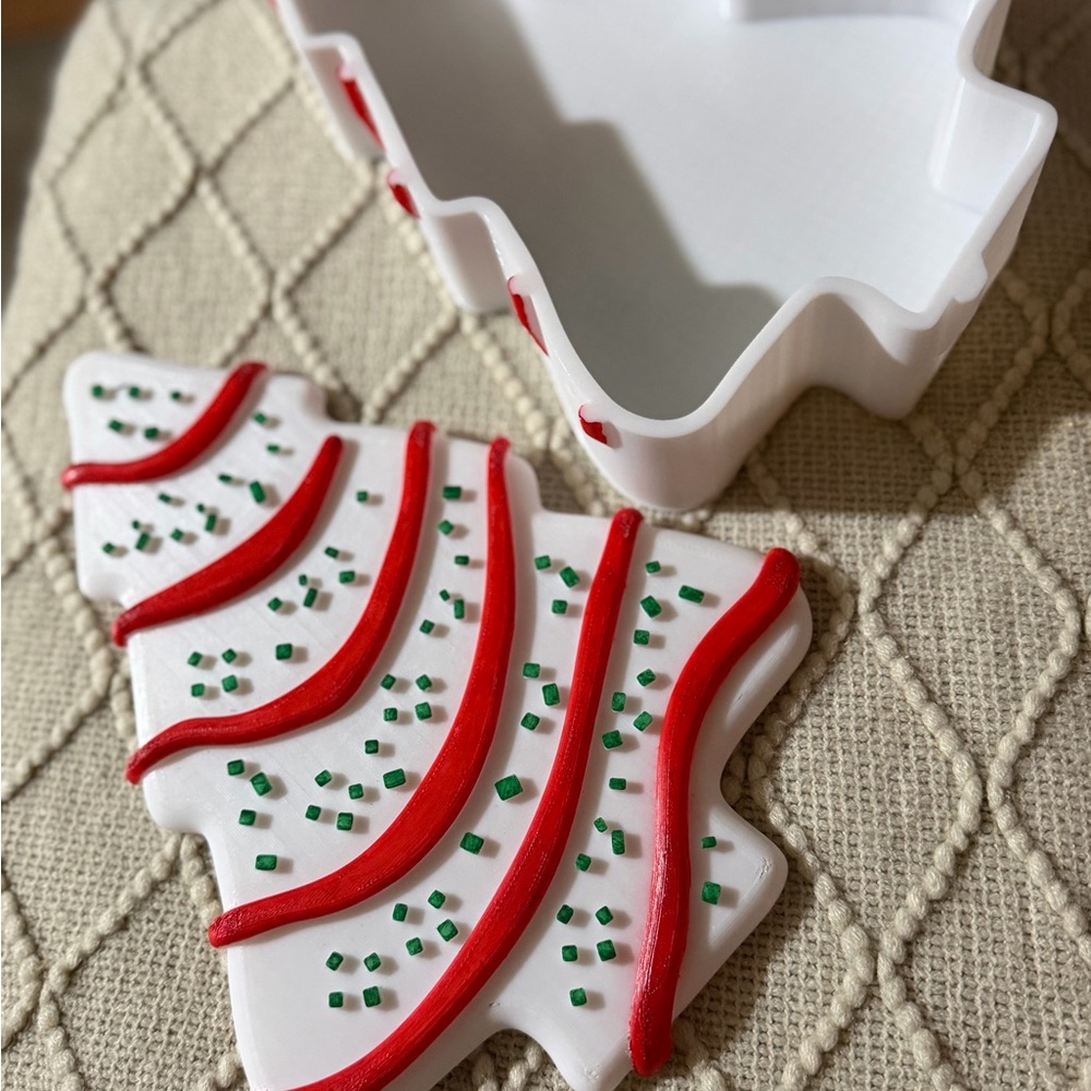 Little Debbie Christmas Tree Gift/Storage Box